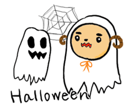 girl of the sheep sticker #7179599