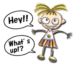 Funny girl Sunny (English) sticker #7179624