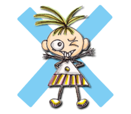 Funny girl Sunny (English) sticker #7179627