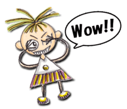 Funny girl Sunny (English) sticker #7179633