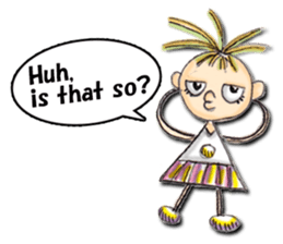 Funny girl Sunny (English) sticker #7179635