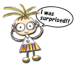 Funny girl Sunny (English) sticker #7179637