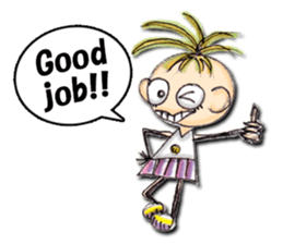 Funny girl Sunny (English) sticker #7179642