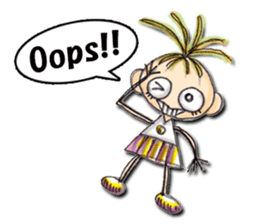 Funny girl Sunny (English) sticker #7179644