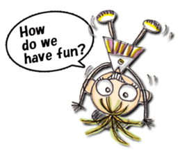 Funny girl Sunny (English) sticker #7179645