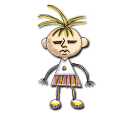 Funny girl Sunny (English) sticker #7179651