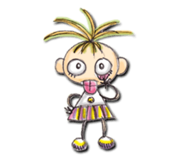 Funny girl Sunny (English) sticker #7179653