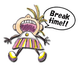 Funny girl Sunny (English) sticker #7179655