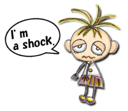 Funny girl Sunny (English) sticker #7179656