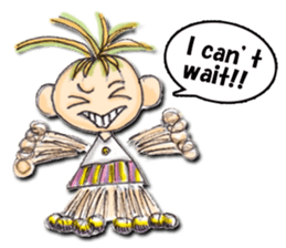 Funny girl Sunny (English) sticker #7179657