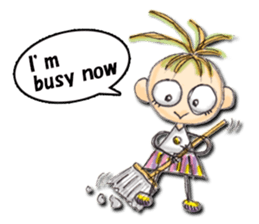 Funny girl Sunny (English) sticker #7179658