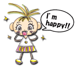 Funny girl Sunny (English) sticker #7179661