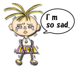 Funny girl Sunny (English) sticker #7179662