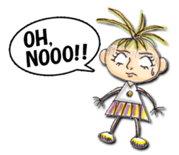 Funny girl Sunny (English) sticker #7179663