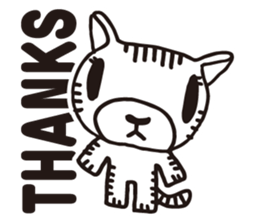 Thank you, cat sticker sticker #7179943