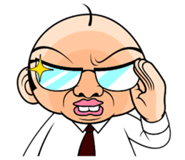 Scolding of boss(English ver.) sticker #7179986