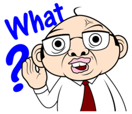 Scolding of boss(English ver.) sticker #7179988