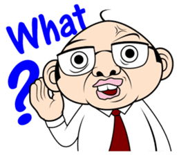 Scolding of boss(English ver.) sticker #7179988