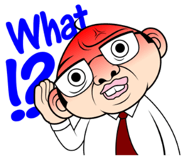 Scolding of boss(English ver.) sticker #7179989