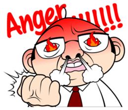 Scolding of boss(English ver.) sticker #7179990