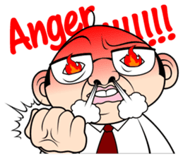 Scolding of boss(English ver.) sticker #7179990