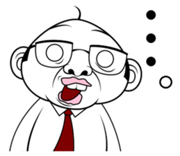 Scolding of boss(English ver.) sticker #7179992