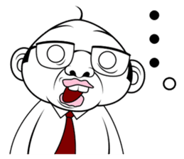 Scolding of boss(English ver.) sticker #7179992