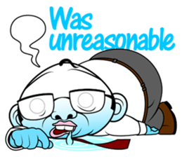 Scolding of boss(English ver.) sticker #7179994