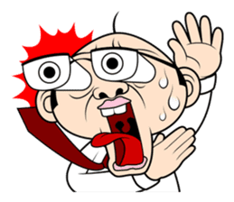 Scolding of boss(English ver.) sticker #7179997