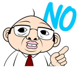 Scolding of boss(English ver.) sticker #7179999