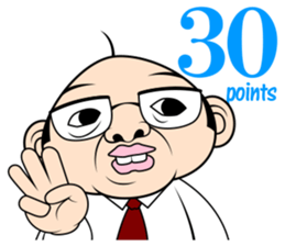 Scolding of boss(English ver.) sticker #7180001