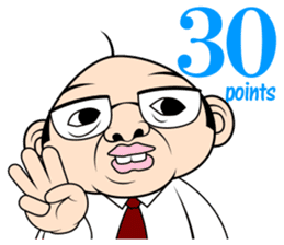 Scolding of boss(English ver.) sticker #7180001