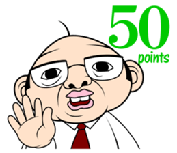 Scolding of boss(English ver.) sticker #7180002