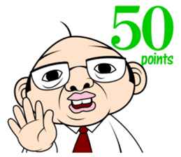 Scolding of boss(English ver.) sticker #7180002