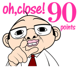 Scolding of boss(English ver.) sticker #7180004