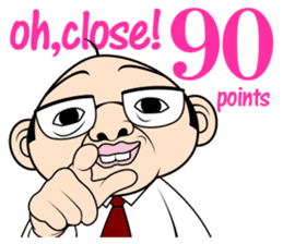 Scolding of boss(English ver.) sticker #7180004