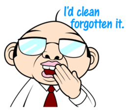 Scolding of boss(English ver.) sticker #7180008