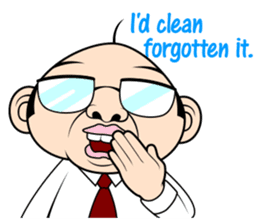 Scolding of boss(English ver.) sticker #7180008