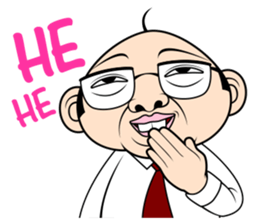 Scolding of boss(English ver.) sticker #7180011