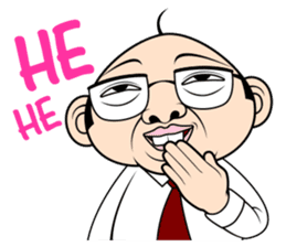 Scolding of boss(English ver.) sticker #7180011