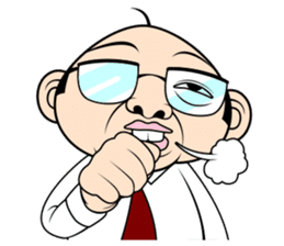 Scolding of boss(English ver.) sticker #7180015