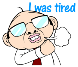 Scolding of boss(English ver.) sticker #7180019