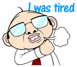 Scolding of boss(English ver.) sticker #7180019