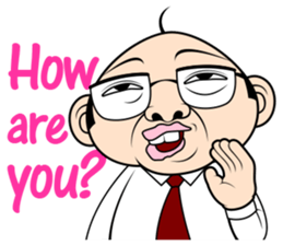 Scolding of boss(English ver.) sticker #7180020