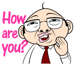 Scolding of boss(English ver.) sticker #7180020