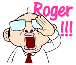 Scolding of boss(English ver.) sticker #7180022