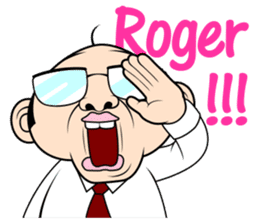 Scolding of boss(English ver.) sticker #7180022