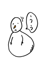 Gentle Snowman sticker #7180268