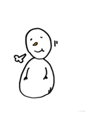 Gentle Snowman sticker #7180270