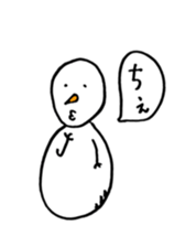Gentle Snowman sticker #7180271
